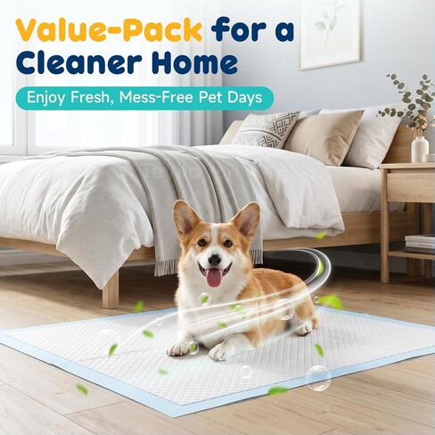 Disposable XL Dog Pee Pads 28x34 50 ct, Puppy Potty Training & Senior Dogs in Saudi Arabia