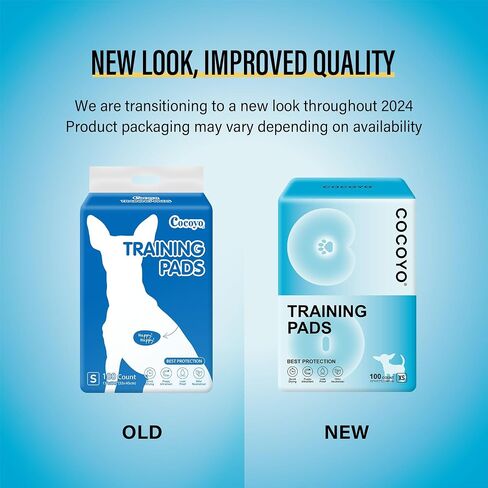 COCOYO Best Value Training Pads 100 Count 13“ by 17.7"| Dog Pee Pads | Super Absorbent Puppy Pads,Blue in Kuwait