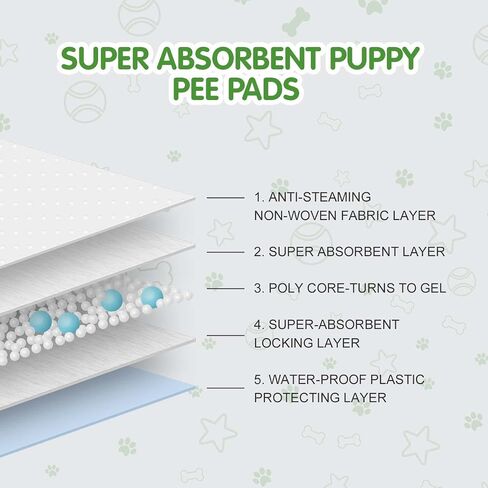 COCOYO Best Value Training Pads 100 Count 13“ by 17.7"| Dog Pee Pads | Super Absorbent Puppy Pads,Blue in Kuwait