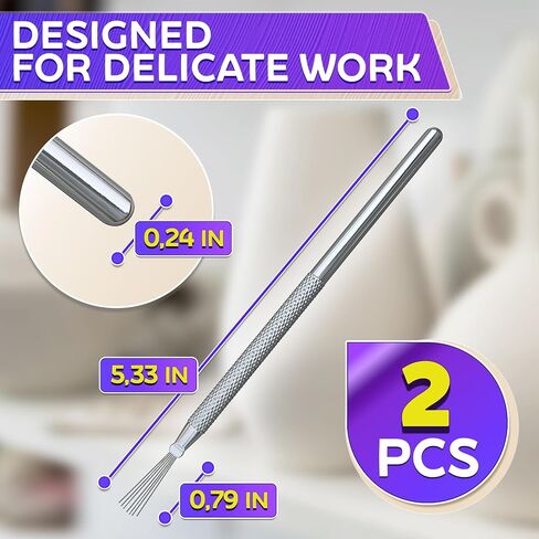 2 Pcs Pottery Scoring Tool Ceramics, 5.33 In, Stainless Steel Pottery Tools in Saudi Arabia