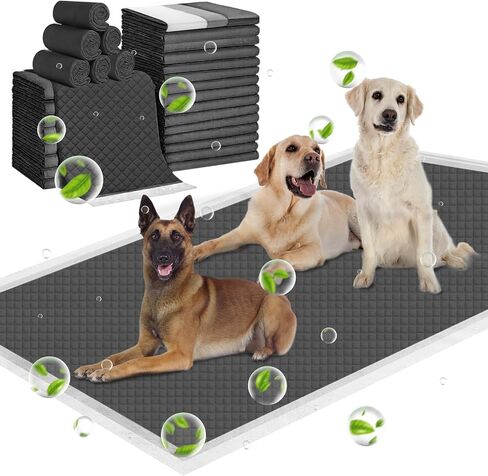 Extra Large 31"x47" 30 Odor-Control Super Absorbency Charcoal Pee Pads - Thicken Disposable Potty Pads for Dogs and Cats in Saudi Arabia