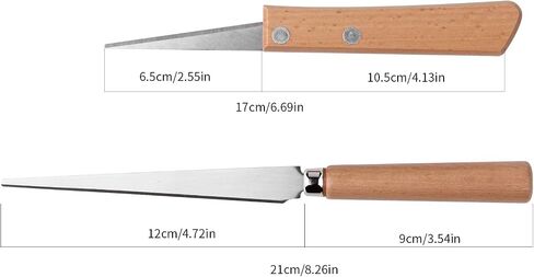 2pcs-Wooden Handle Fettling Knife for Pottery/Sculpting/Ceramic/Polymer Clay Carving Modeling Craft Art DIY Tools in Saudi Arabia