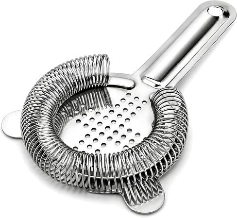 Hawthorne Cocktail Strainer - Stainless Steel Bar Strainer for Bartending, Bar Tool Drink Strainer for Bartenders and Mixologists in Saudi Arabia