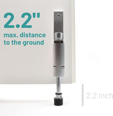 Kickdown Door Stop - Heavy Duty Door Stopper with Kick Down Step - Foot Operated Door Holder for Outdoor and Commercial Use in Kuwait