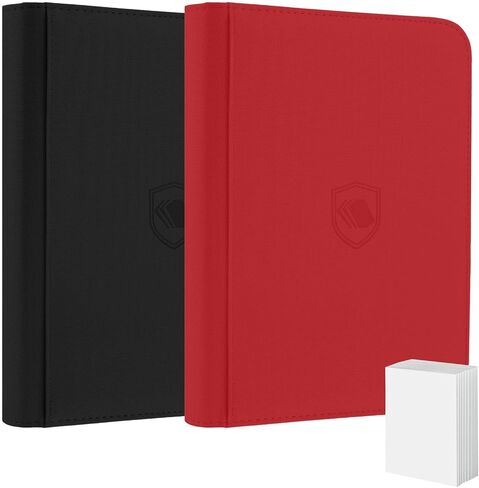 Card Binder 2 Pack, Holds 540 Cards for Each, 500 Card Sleeves INCLUDED in Saudi Arabia