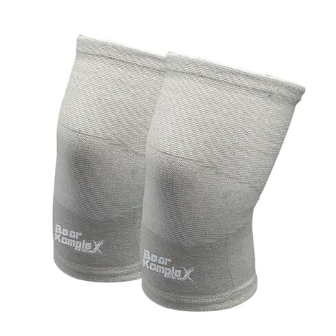 Bear KompleX Compression LITE Neoprene Knee Sleeves, Support for Workouts & Running. Sold in Pairs-Crossfit Training, Weightlifting, Wrestling, Squats & Gym Use 4mm Thick, Options for Both Men & Women in Kuwait