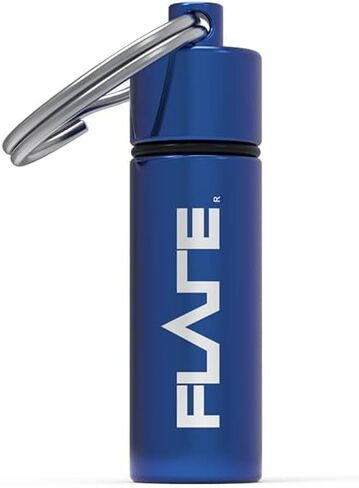 Flare Audio Capsule Silver - Tough Lightweight Aluminium, Water-Proof, Keychain in Saudi Arabia