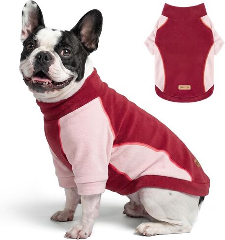 KYEESE Fleece Dog Sweater for Small Dogs Soft Clothes with Sleeves, Green in Saudi Arabia