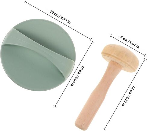 GRADENEVE Wooden Mushroom Roller Printmaking Kit for Beginners and Pros in Kuwait