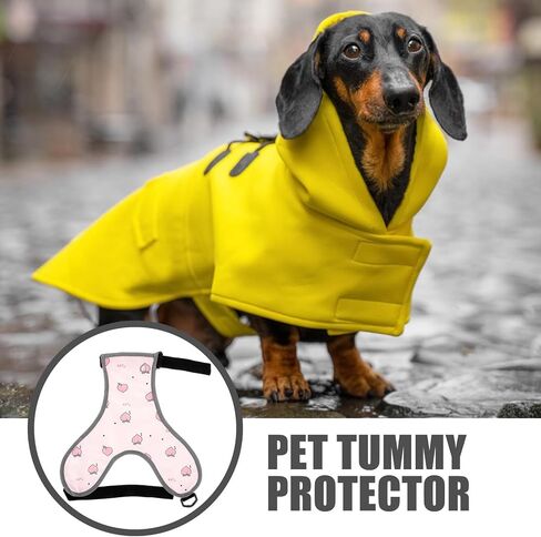 Pink Polyester Corgi Belly Protector for Male Dogs XS in Saudi Arabia