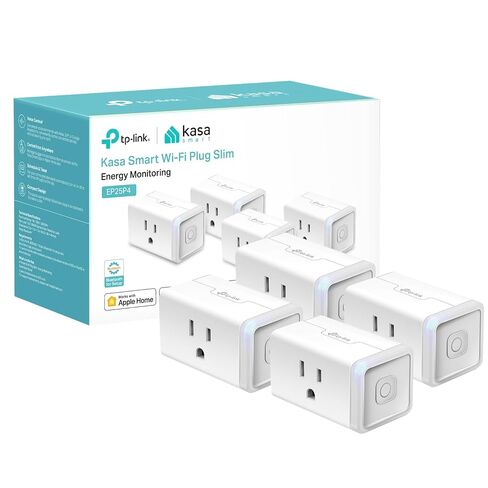 Kasa Smart Plug Ultra Mini 15A، منفذ واي فاي منزلي ذكي يعمل مع Alexa وGoogle Home وIFTTT، لا يتطلب محورًا، معتمد من UL، 2.4G WiFi فقط، عبوتان (EP10P2)، أبيض in Kuwait