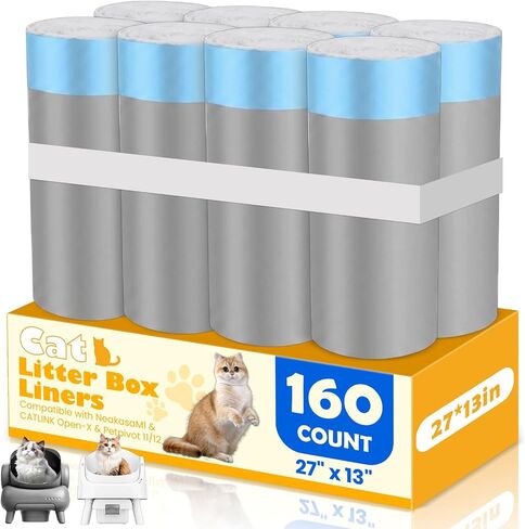160 Count Cat Litter Box Liners 18"x12.6" in Saudi Arabia