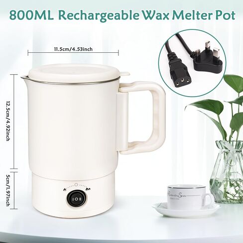 AOTOIE Wax Melter Kit for Candle Making, Large Candle Melting Pot, DIY Candle Making Supplies for Woman, Included Candle Wicks, Wick Stickers, Centering Device, Stirring Spoon, Mothers Day Gifts in Saudi Arabia