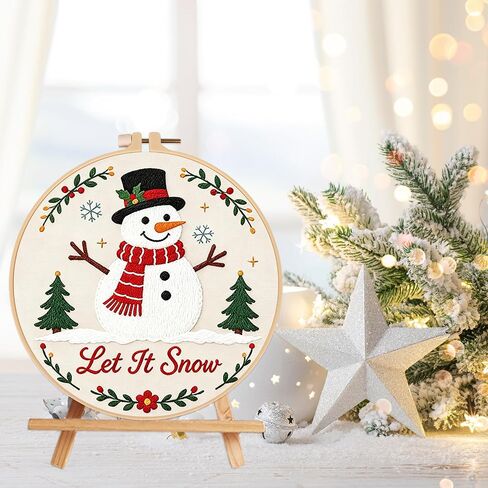 Louise Maelys Christmas Embroidery Kit for Beginners Adults in Saudi Arabia