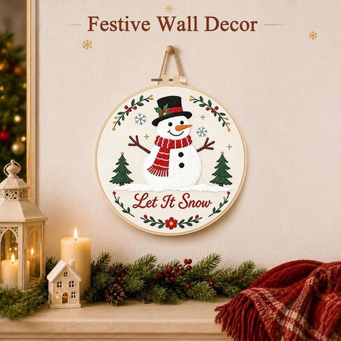 Louise Maelys Christmas Embroidery Kit for Beginners Adults in Saudi Arabia