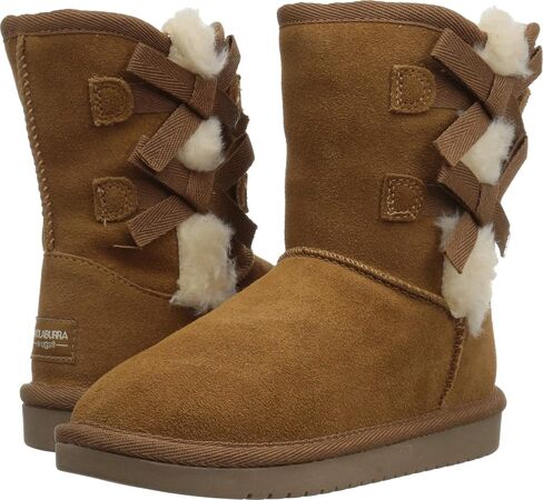 Koolaburra by UGG Unisex-Child Victoria Short Fashion Boot, Chestnut, 6 Toddler US in Kuwait