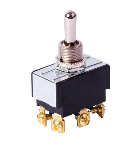 Gardner Bender GSW-111 Electrical Long Bat Handle Toggle Switch, SPST, ON-OFF, 20 A/125V AC, Screw Terminal in Kuwait