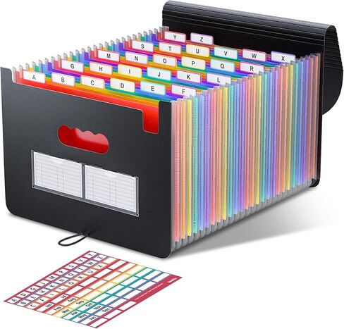 ThinkTex 26 Pockets Expandable File Folders, Accordion File Organizer in Saudi Arabia