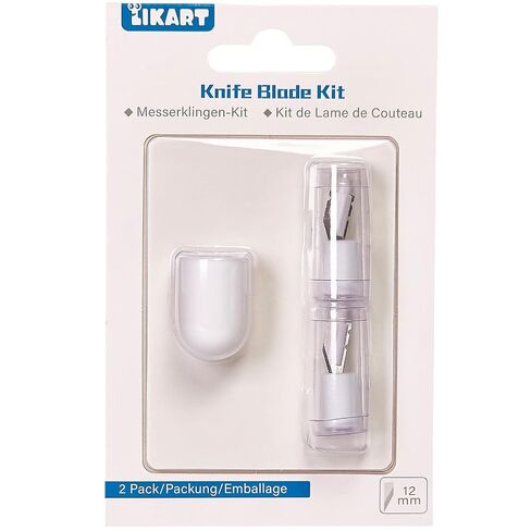 Likart 2 Pcs Knife Replacement Blades for Knife Blade Drive Housing in Kuwait