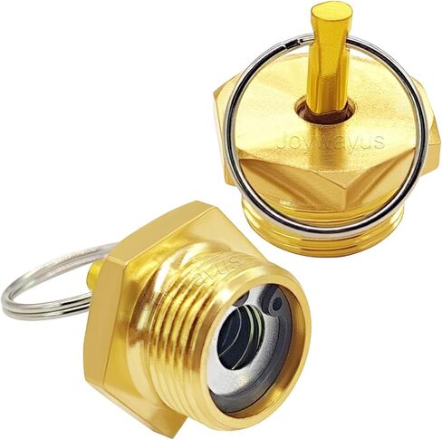 Joywayus Brass Wing Style Drain Cock 1/4" NPT Male External Drain Switch Air Hose Fitting With Handle in Kuwait