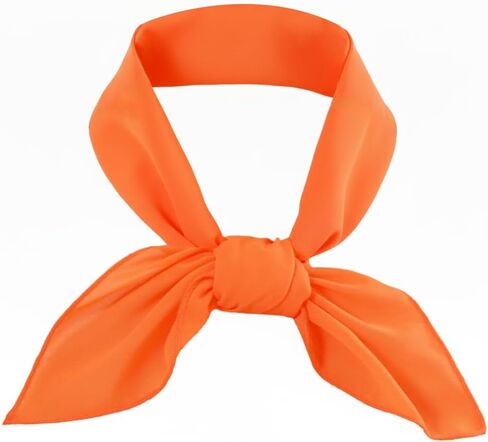 Square Handkerchief Chiffon Scarf Neck Scarf for Women in Kuwait