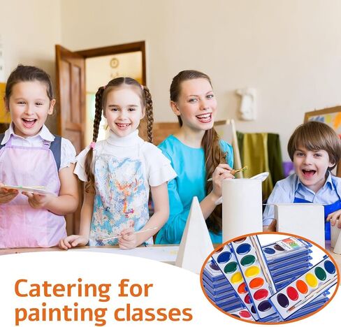 VEESA Washable Watercolorsfor Kids, 5 Pack, 8 Colors with Paint Brush in Saudi Arabia