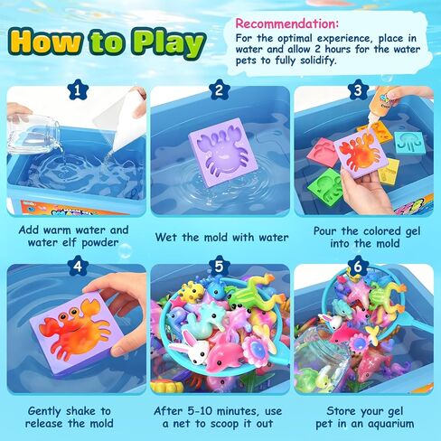 Magic Water Elf Toy Kits, DIY Squishy Making Kits Crafts for Kids 4-8 Ages in Kuwait
