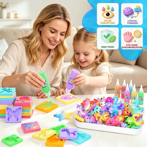 Magic Water Elf Toy Kits, DIY Squishy Making Kits Crafts for Kids 4-8 Ages in Kuwait