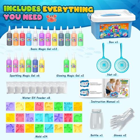 Magic Water Elf Toy Kits, DIY Squishy Making Kits Crafts for Kids 4-8 Ages in Kuwait