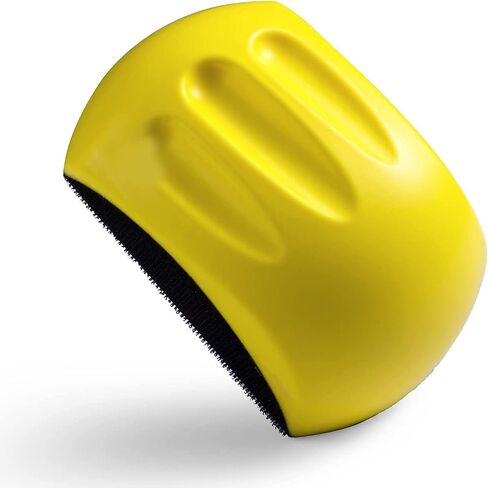 Hand Sanding Blocks Round and Mouse-Shaped for 6 Inch Hook and Loop discs Ideal ForWoodworking, Furniture Restoration, Home and Automotive Body (1Pcs 6" Mouse) in Kuwait