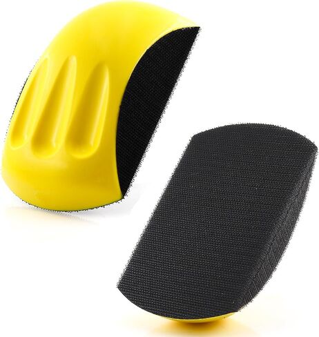 Hand Sanding Blocks Round and Mouse-Shaped for 6 Inch Hook and Loop discs Ideal ForWoodworking, Furniture Restoration, Home and Automotive Body (1Pcs 6" Mouse) in Kuwait