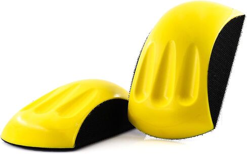 Hand Sanding Blocks Round and Mouse-Shaped for 6 Inch Hook and Loop discs Ideal ForWoodworking, Furniture Restoration, Home and Automotive Body (1Pcs 6" Mouse) in Kuwait
