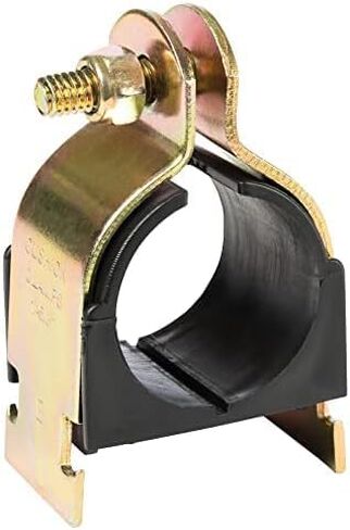 RUBBER CUSHION STRUT CLAMP YELLOW ZINC (1/2") 10-PACK USA MADE in Kuwait