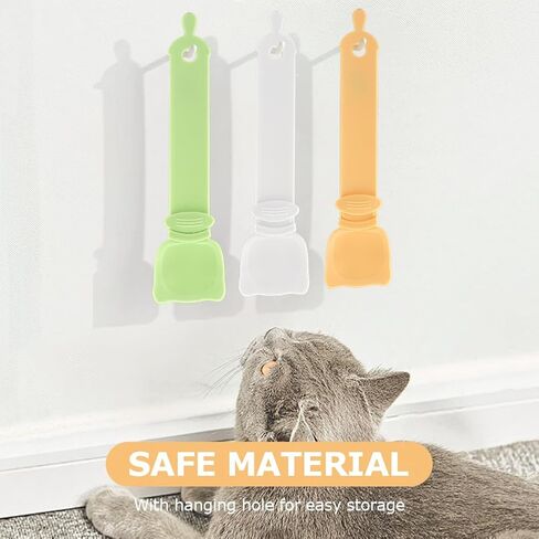 3 Pack Cat Strip Feeder Spoon, Cute Cat Head Pet Treat Squeezer in Kuwait