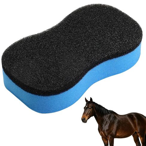 3 Pcs 2-in-1 Horse Groomer Sponge Scrubber, Deep Cleaning Scrubber in Saudi Arabia