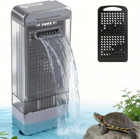 Aquarium Filter with U-V Light, Turtle Tank Filter for Up to 10 Gallon in Saudi Arabia