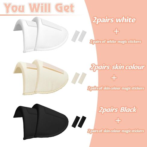 Reusable Shoulder Pads, Removable Shoulder Pads for Women Suit Clothes Sewing Accessories in Saudi Arabia
