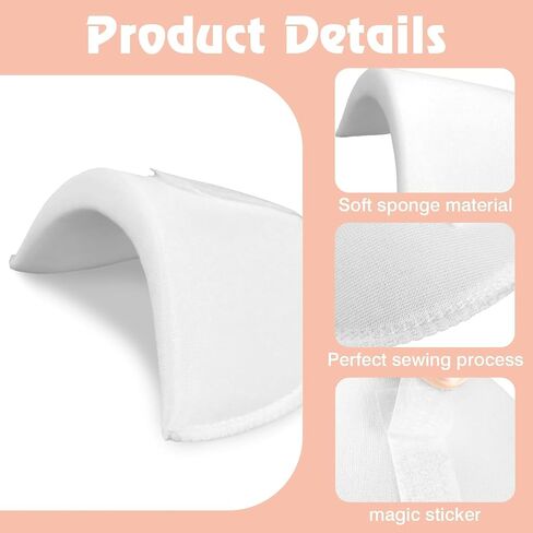 Reusable Shoulder Pads, Removable Shoulder Pads for Women Suit Clothes Sewing Accessories in Saudi Arabia