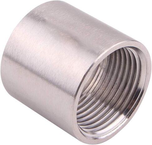 Forging Hex Coupling Fitting - Stainless Steel 304 Connector Adapter, 3/4" NPT Female (pack of 2) in Kuwait