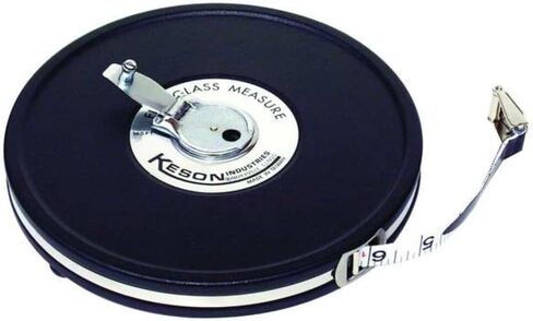 Keson MC1850 Closed Metal Housing Fiberglass Measuring Tape (Graduations: ft., in, 1/8), 50-Foot in Kuwait