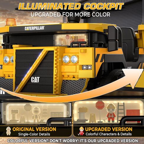 Licensed Caterpillar 24V Ride On Dump Truck w/Remote Control, 4×100W Motors in Kuwait