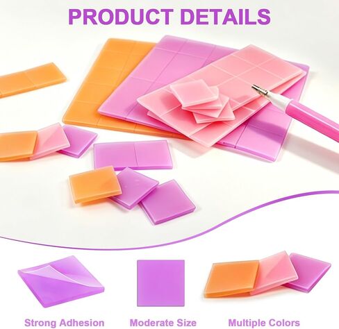 90PCS Diamond Art Wax Refills Kit, DIY Diamond Glue Clay Putty for Diamond Dots, Colorful Art Wax for Embroidery Accessories, Diamond Art Tools Set, Multi-Purpose Craft Supplies, 0.8 x 0.8 Inches in Kuwait
