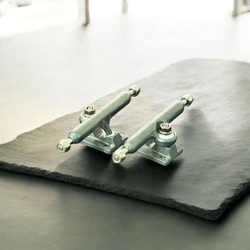 LEEFAI Pro Fingerboard Trucks G5, Raw Metal Color, Regular Kingpin, 2 Trucks with Hardware (32mm) in Saudi Arabia