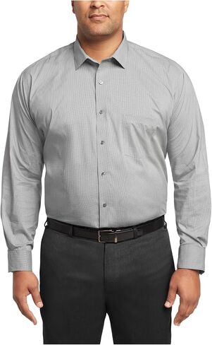 قميص Van Heusen الرجالي ذو المقاس الطويل وياقة مرنة قابلة للتمدد وخالية من التجاعيد (كبير وطويل) in Kuwait