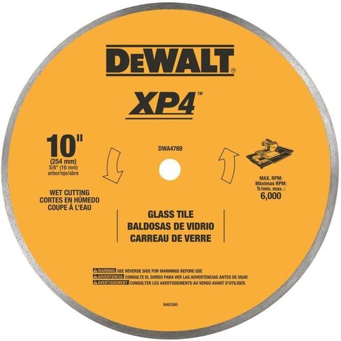 DEWALT DWA4768 Continuous Rim Glass Tile Blade, 7" in Kuwait