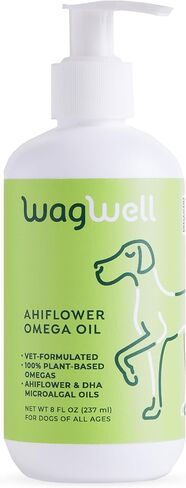 WagWell Ahiflower Plant-Based Omega 3, 6, and 9 Chews for Dogs (60 Count) in Kuwait