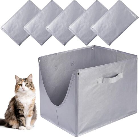 5 Pack Litter Box Liners For Modkat Flip, Reusable, Tear-Resistant in Saudi Arabia