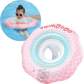 Inflatable Baby Swimming Float with Safety Seat Fun Swimming Pool Toys for Age 6-36 Months Toddler in Kuwait