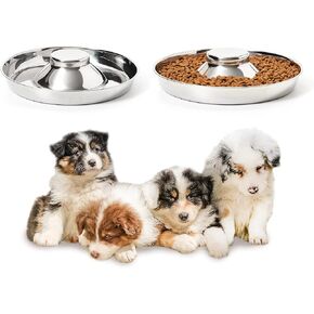 2 Pack Stainless Steel Puppy Bowls, Dog Feeding Bowl in Kuwait