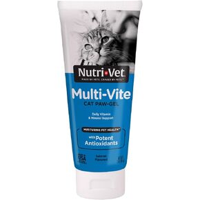 Nutri-Vet Cat Multivitamin, Daily Cat Vitamins, Paw Gel, Salmon Flavor, 3oz in Kuwait